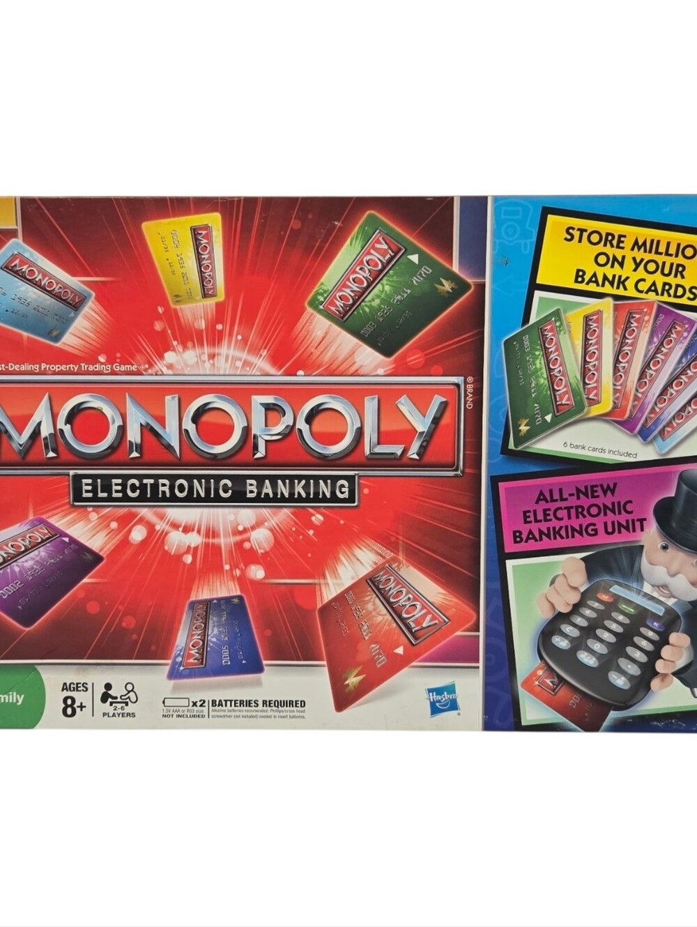 2011 Monopoly Electronic Banking Edition Hasbro, Works **COMPLETE**
